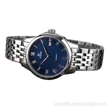 Premium high quality OEM brand stainless steel watch for men, stainless steel case and strap